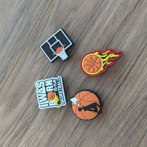 Basketball Themed Croc Shoe Charms Set